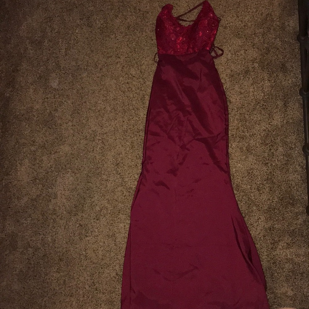 Long Red Prom Dress